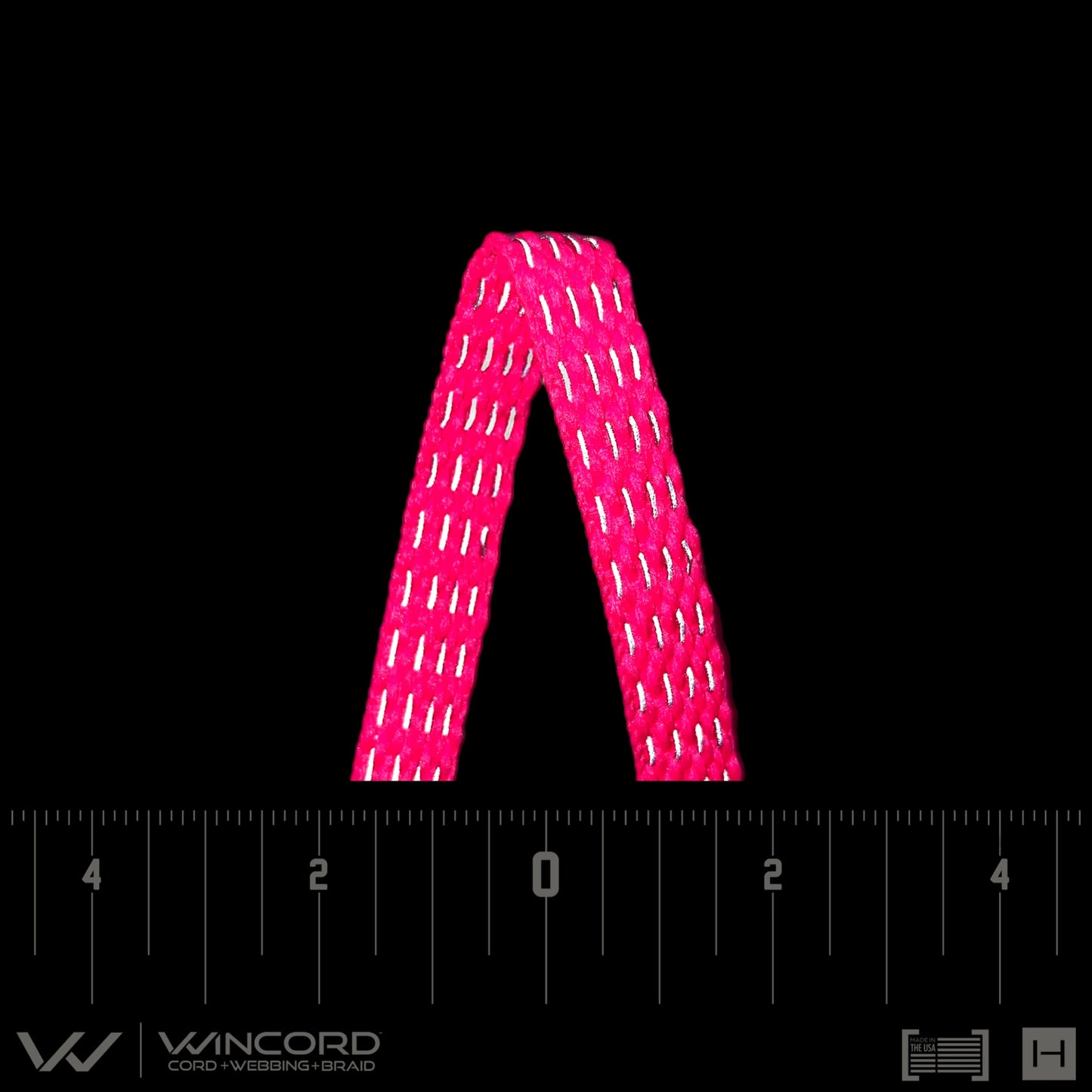 ALL-PRO® REFLECTIVE METALLIC FLAT BRAID | #1017RM | NEON PINK