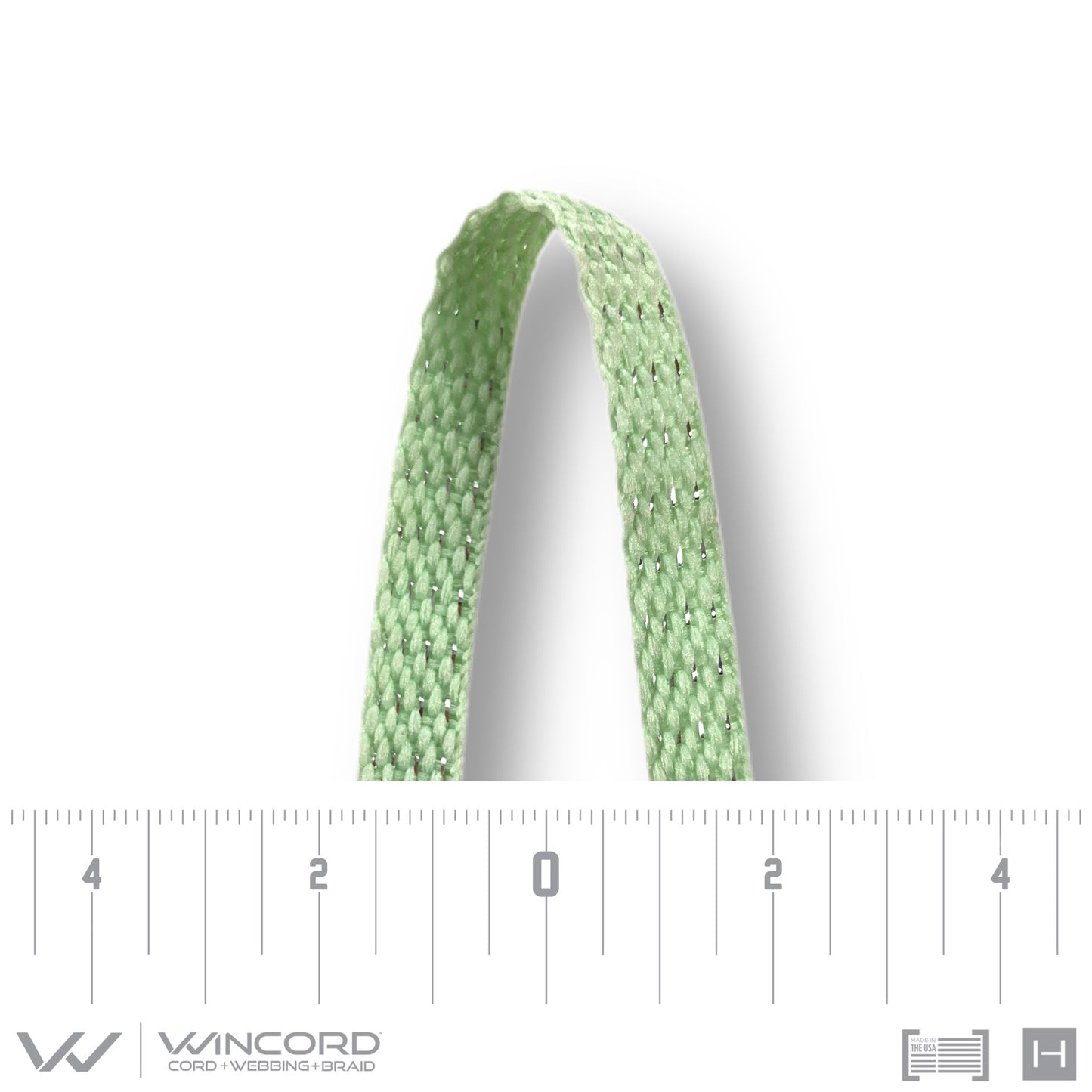 ALL-PRO® METALLIC FLAT BRAID | #1017M | PISTACHIO