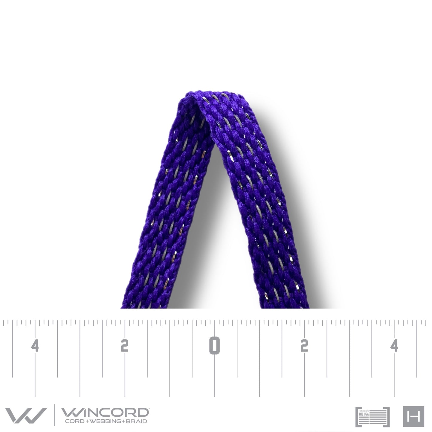 ALL-PRO® REFLECTIVE METALLIC FLAT BRAID | #1017RM | PURPLE