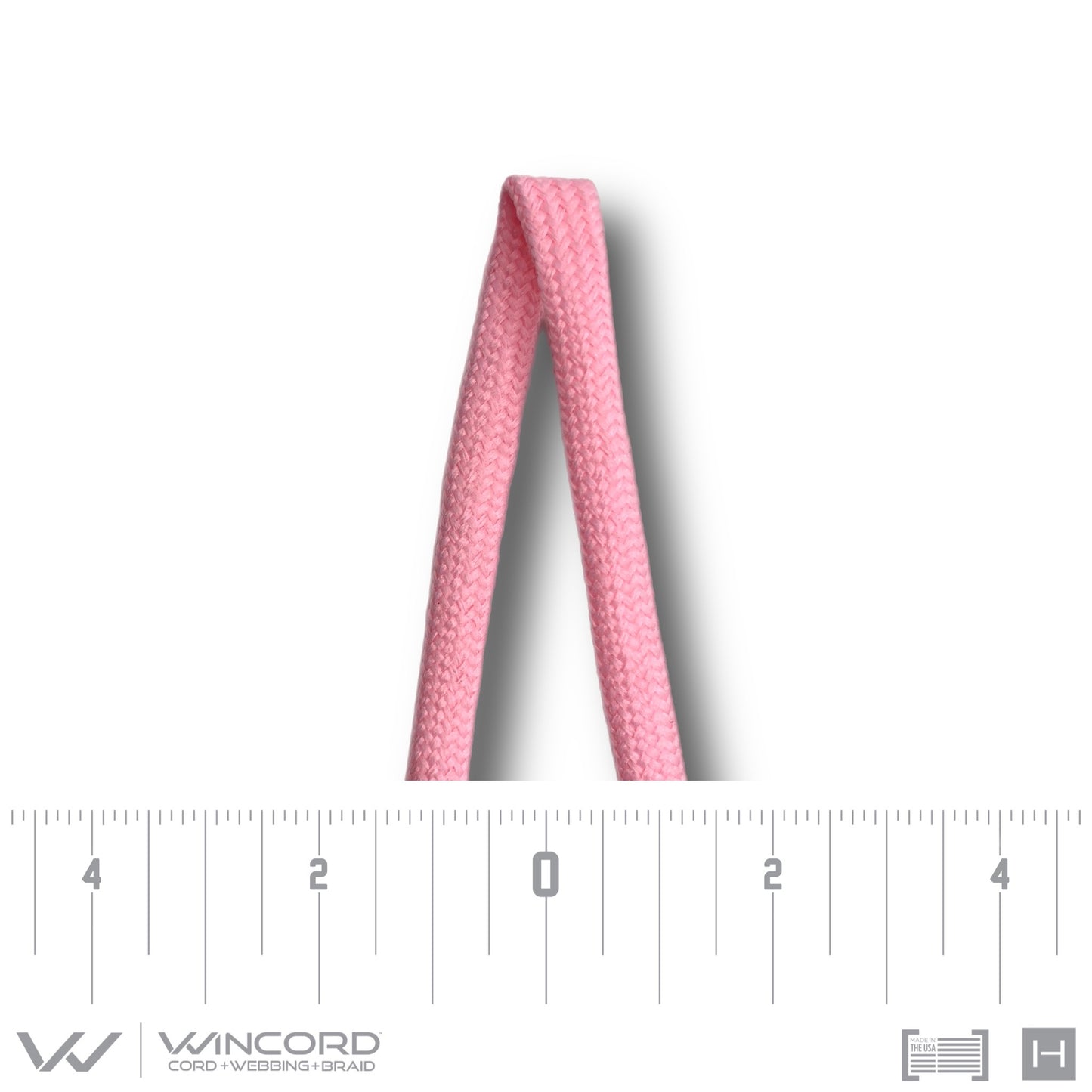 FLAT TUBULAR BRAID | #1075 | PRESLEY PINK