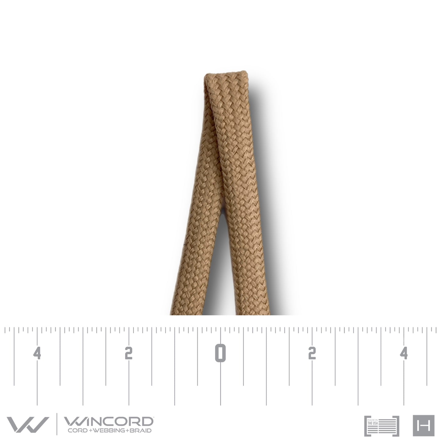 FLAT TUBULAR BRAID | #1075 | SAND