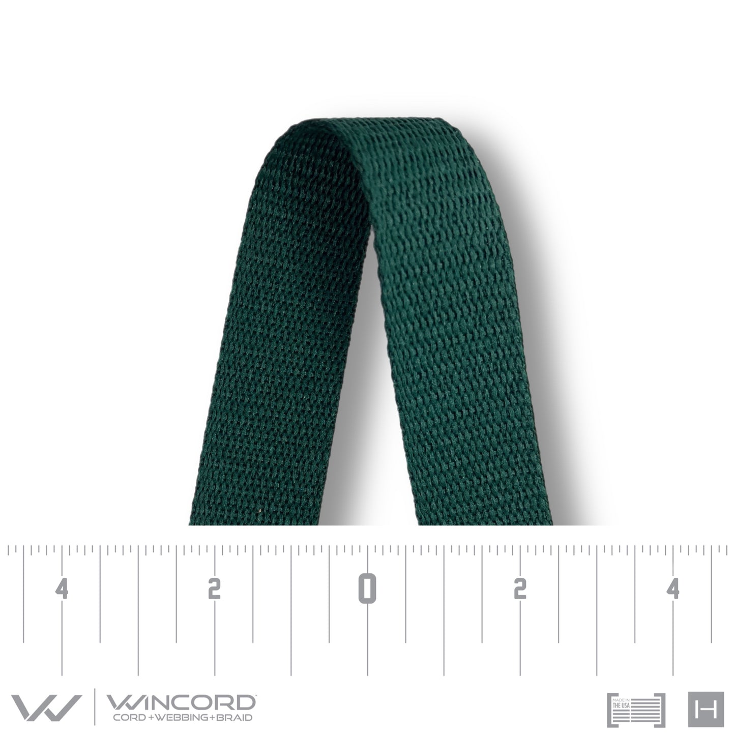FLAT WOVEN PRESTIGE BRAID | #1126 | HUNTER GREEN