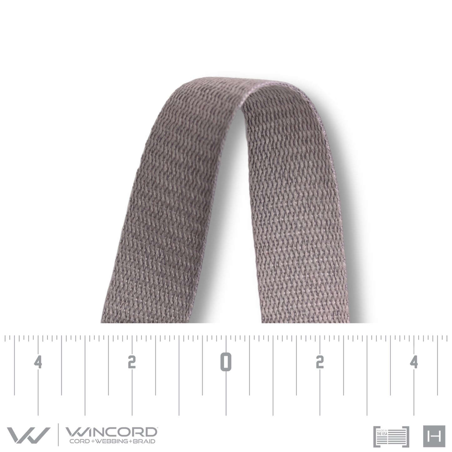 FLAT WOVEN PRESTIGE BRAID | #1126 | ULTRA GREY
