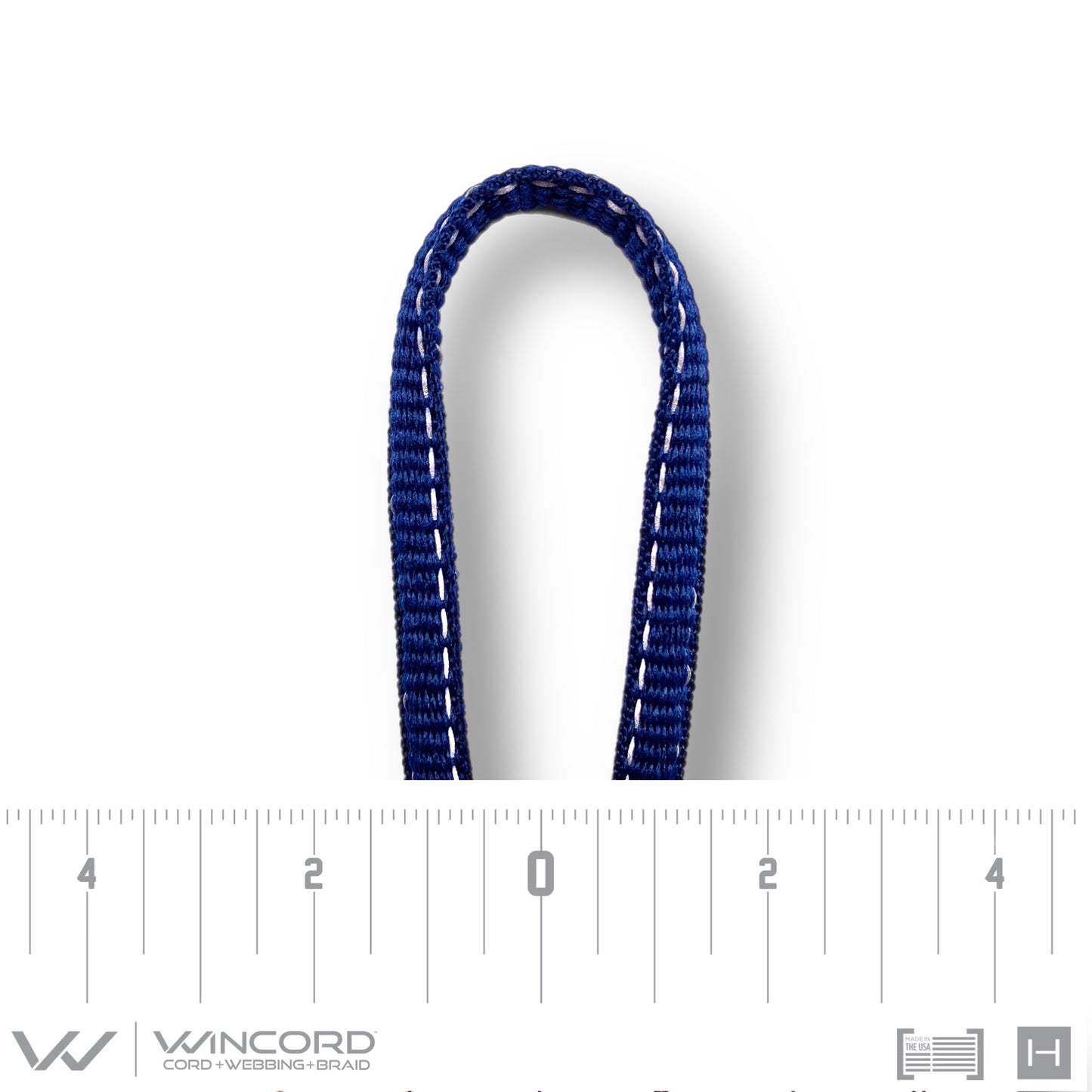 REFLECTIVE OVAL WOVEN | #1150R | NAVY