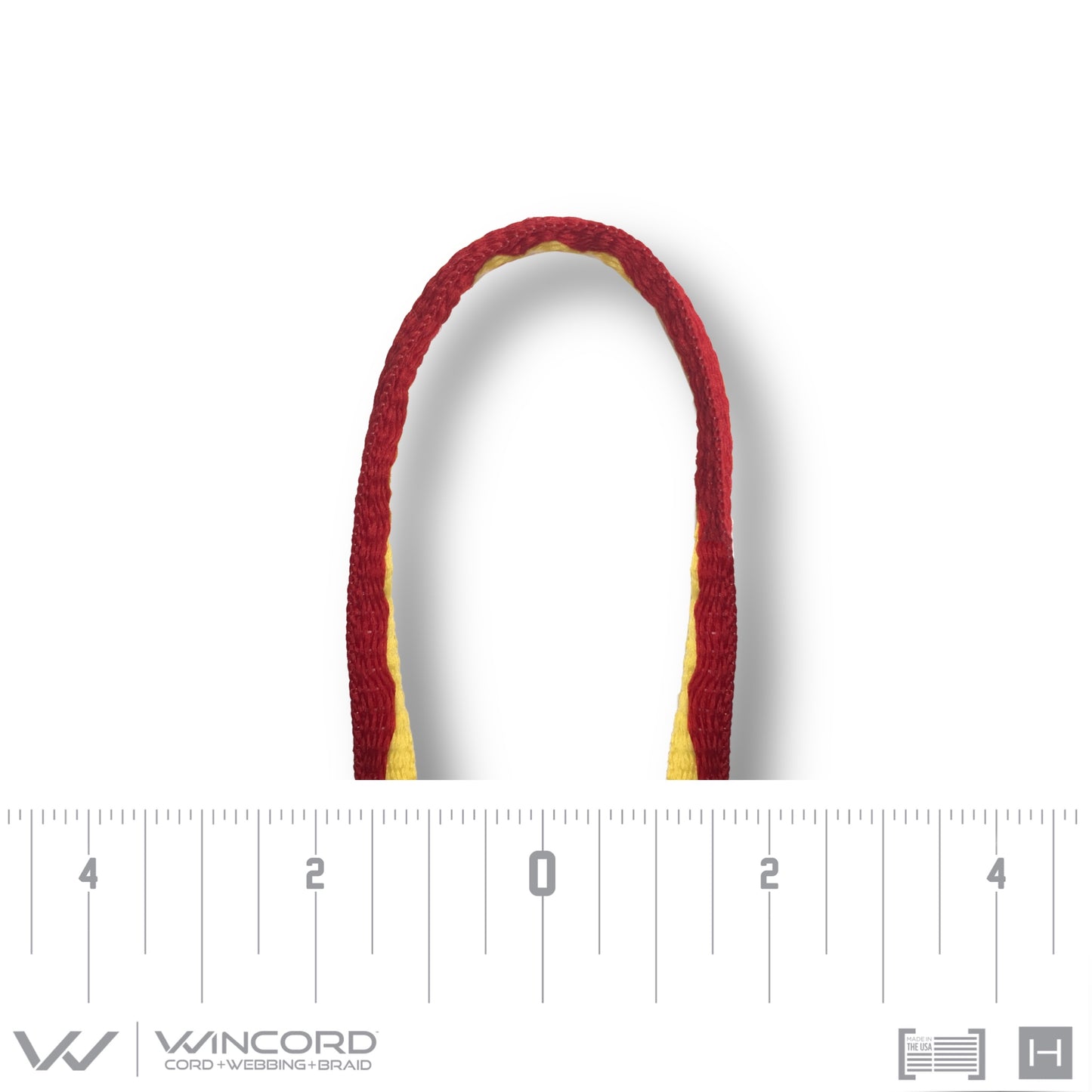 OVAL WOVEN | #1150 | RED/GOLD STRIPE