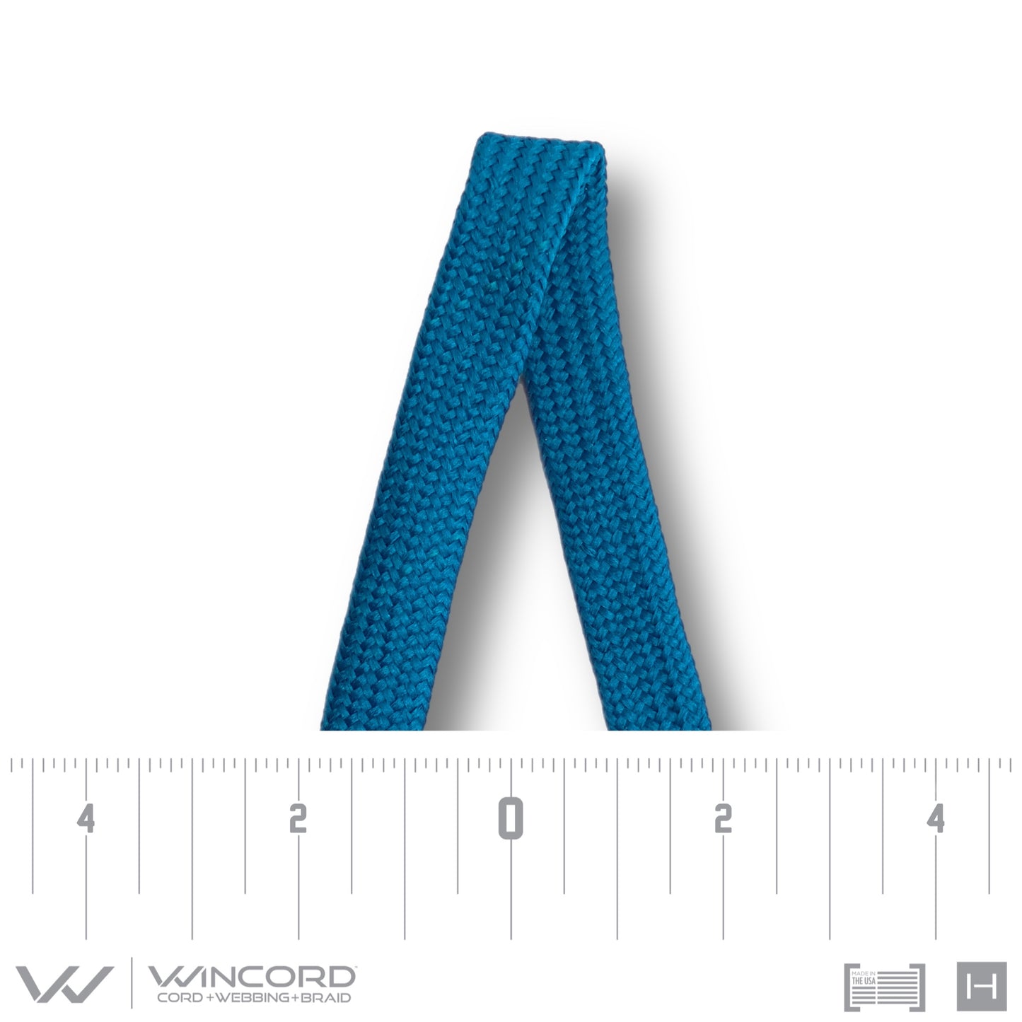 FLAT TUBULAR BRAID | #5653 | HL TEAL