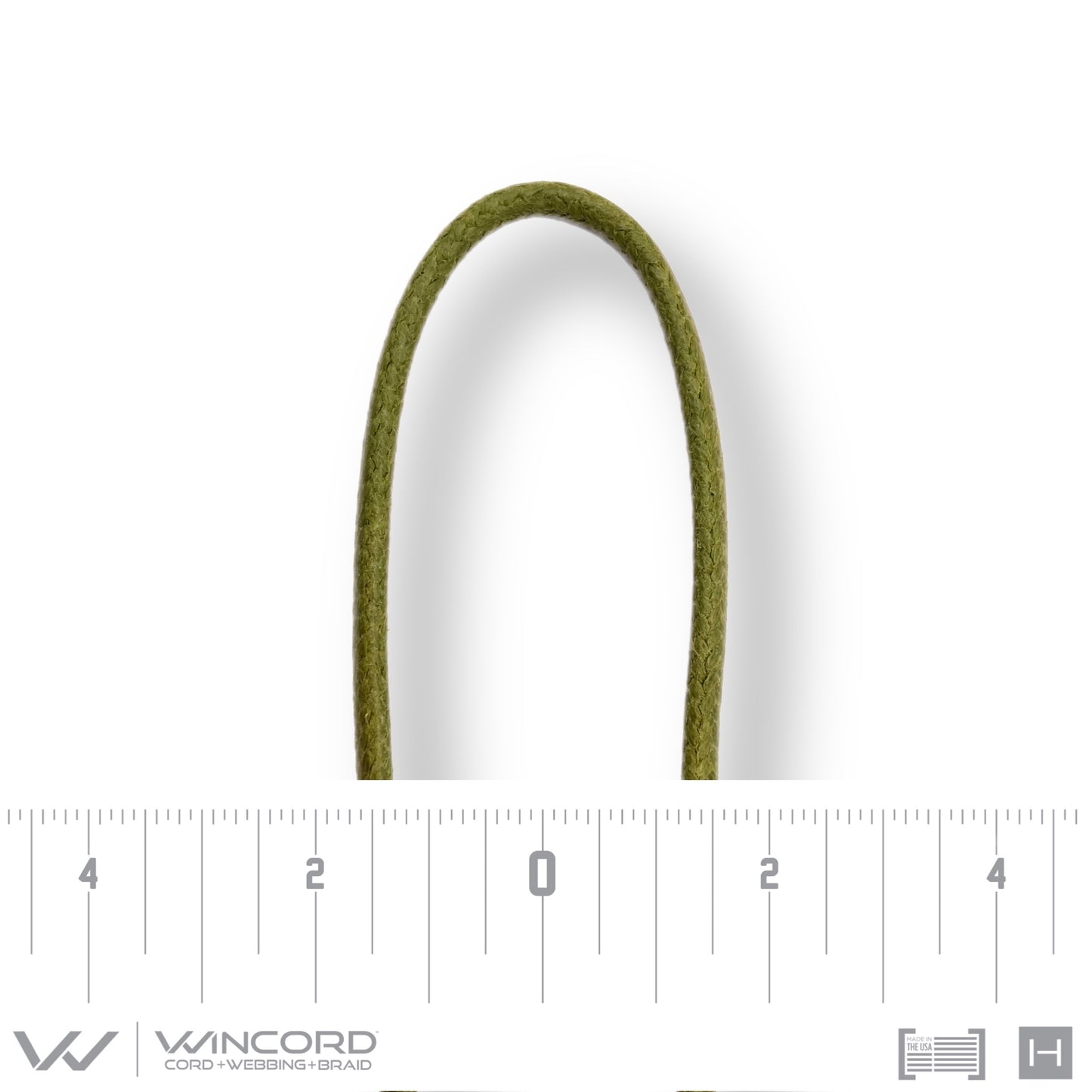 GLAZED SMALL ROUND BRAID | #6001 | AVOCADO