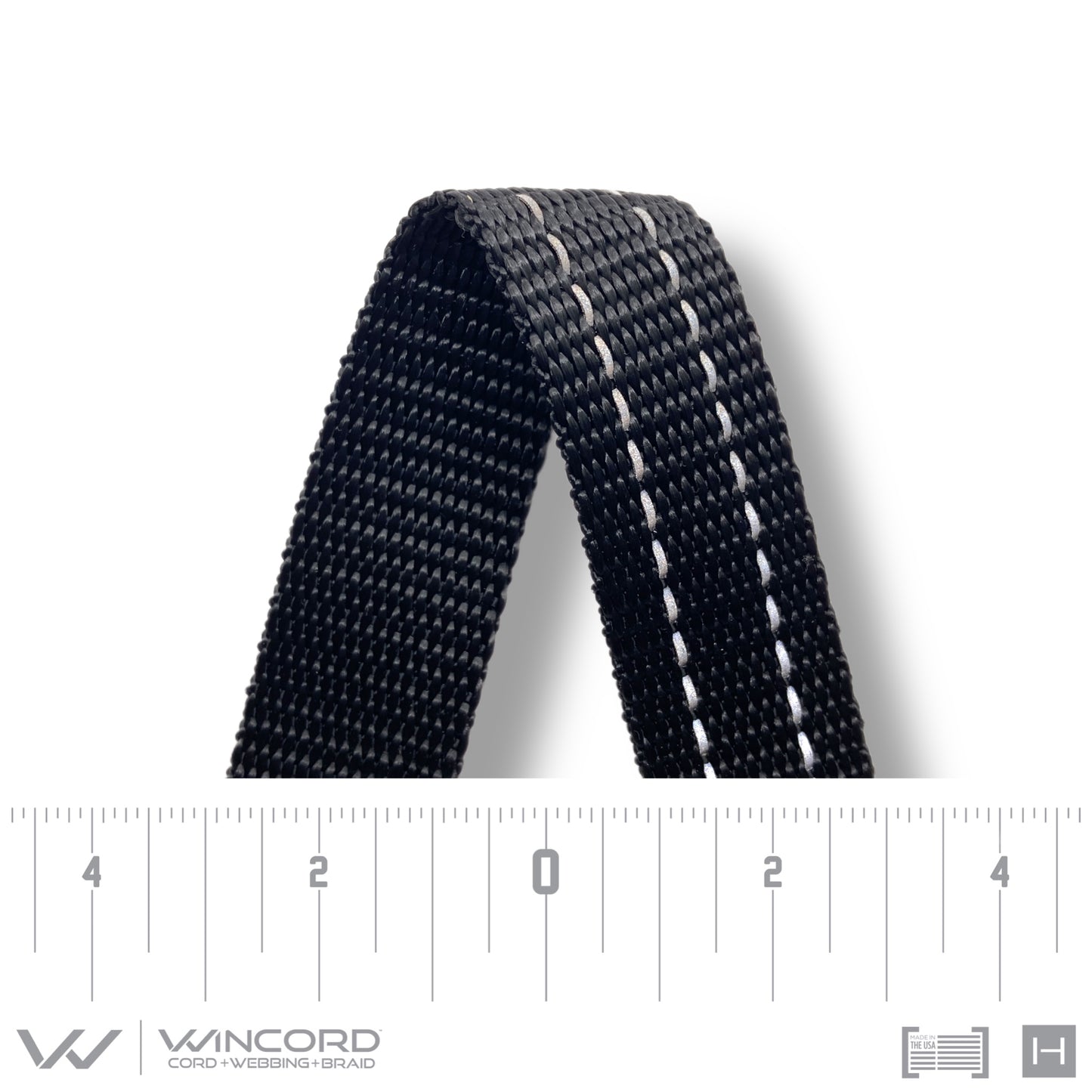 FLAT REFLECTIVE WOVEN | #2705R | BLACK