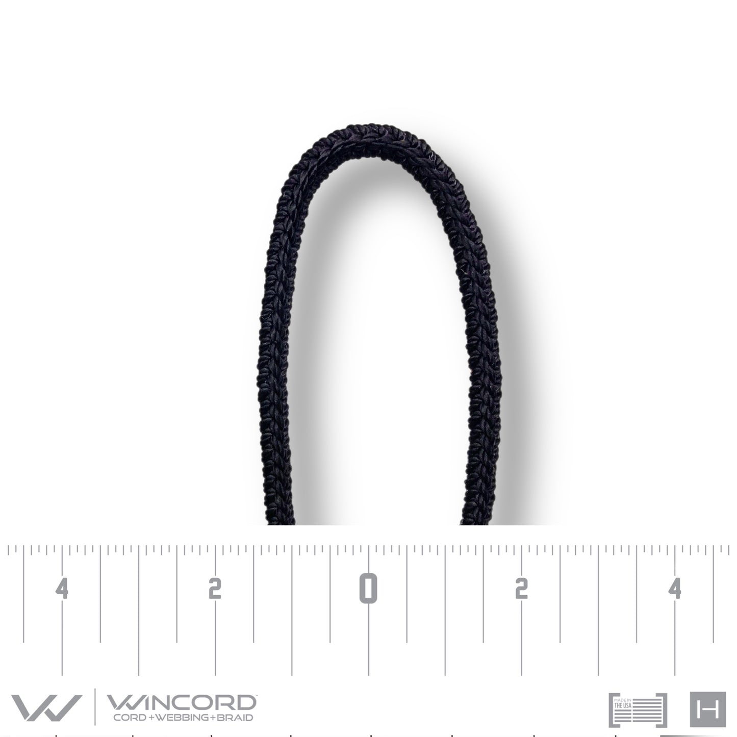 ROUND MILITARY BRAID | #SL8 | BLACK