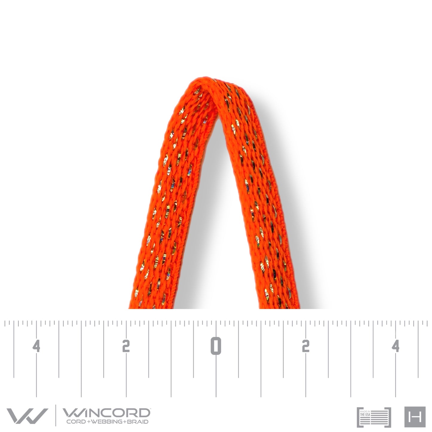 SPARKLE FLAT TUBULAR | #885 | NEON ORANGE