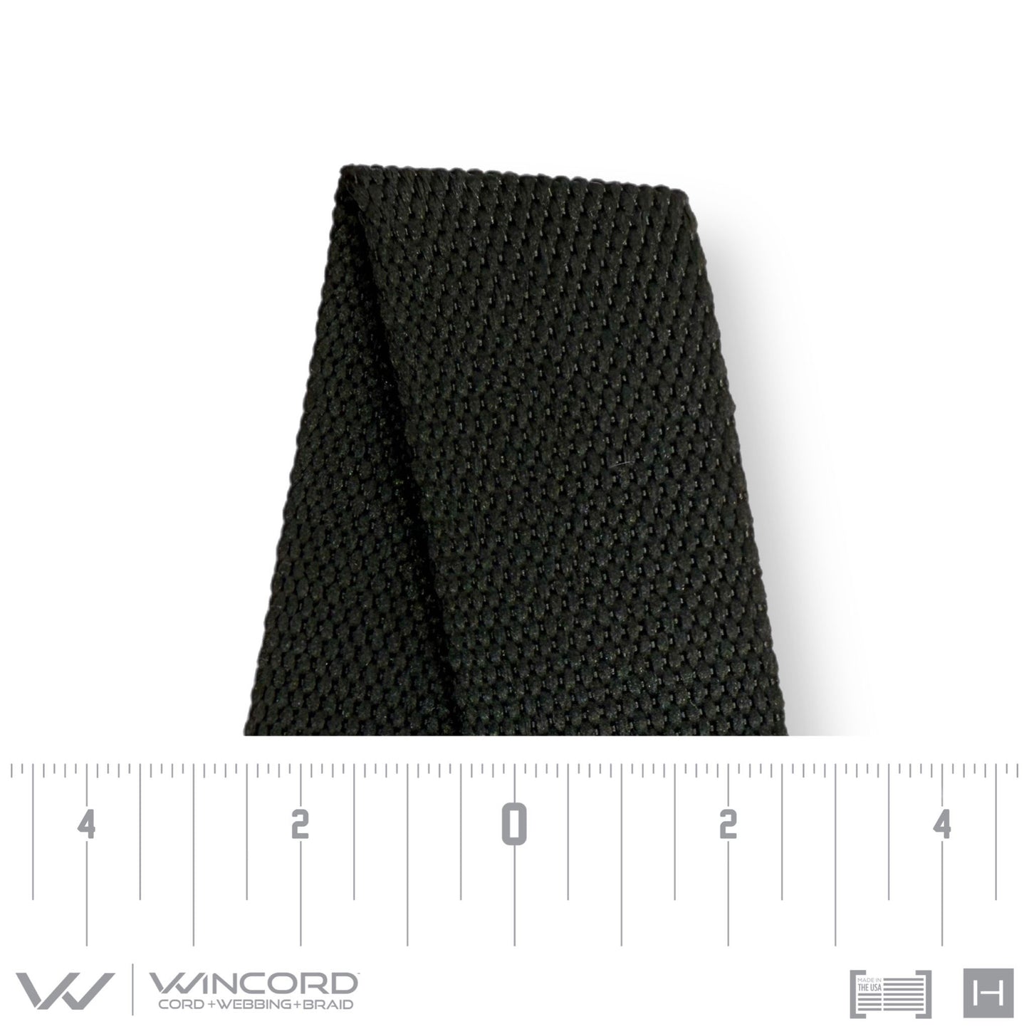 FLAT WOVEN | BLACK 30MM
