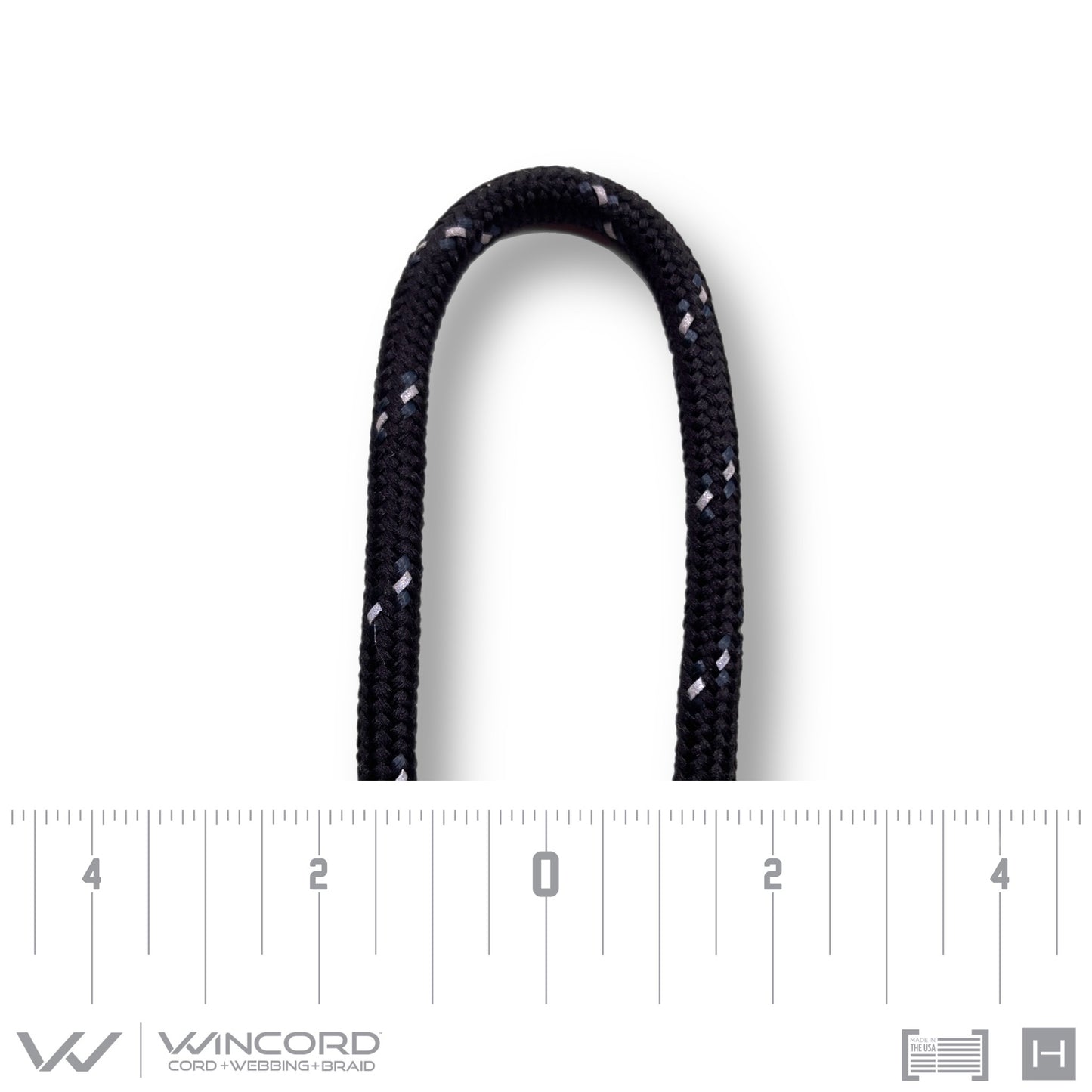 TACTICAL REFLECTIVE CORD | #K24R | BLACK/BLACK