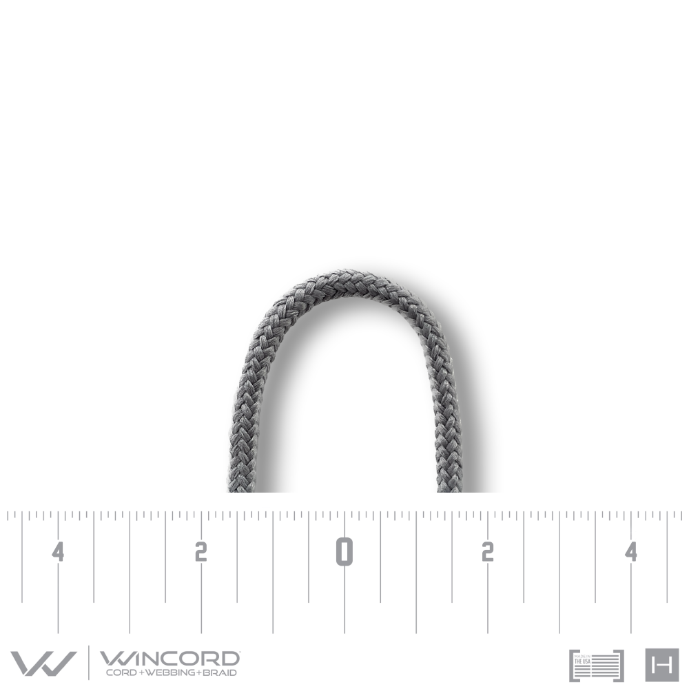 ROUND BRAID | #4 | ULTRA GREY