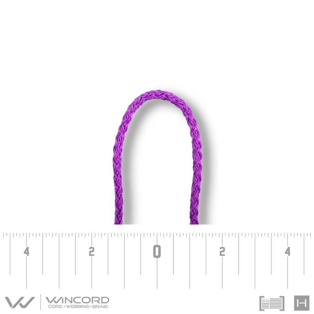 KNITTED POLY CORD | #666 | ELECTRIC FUCHSIA