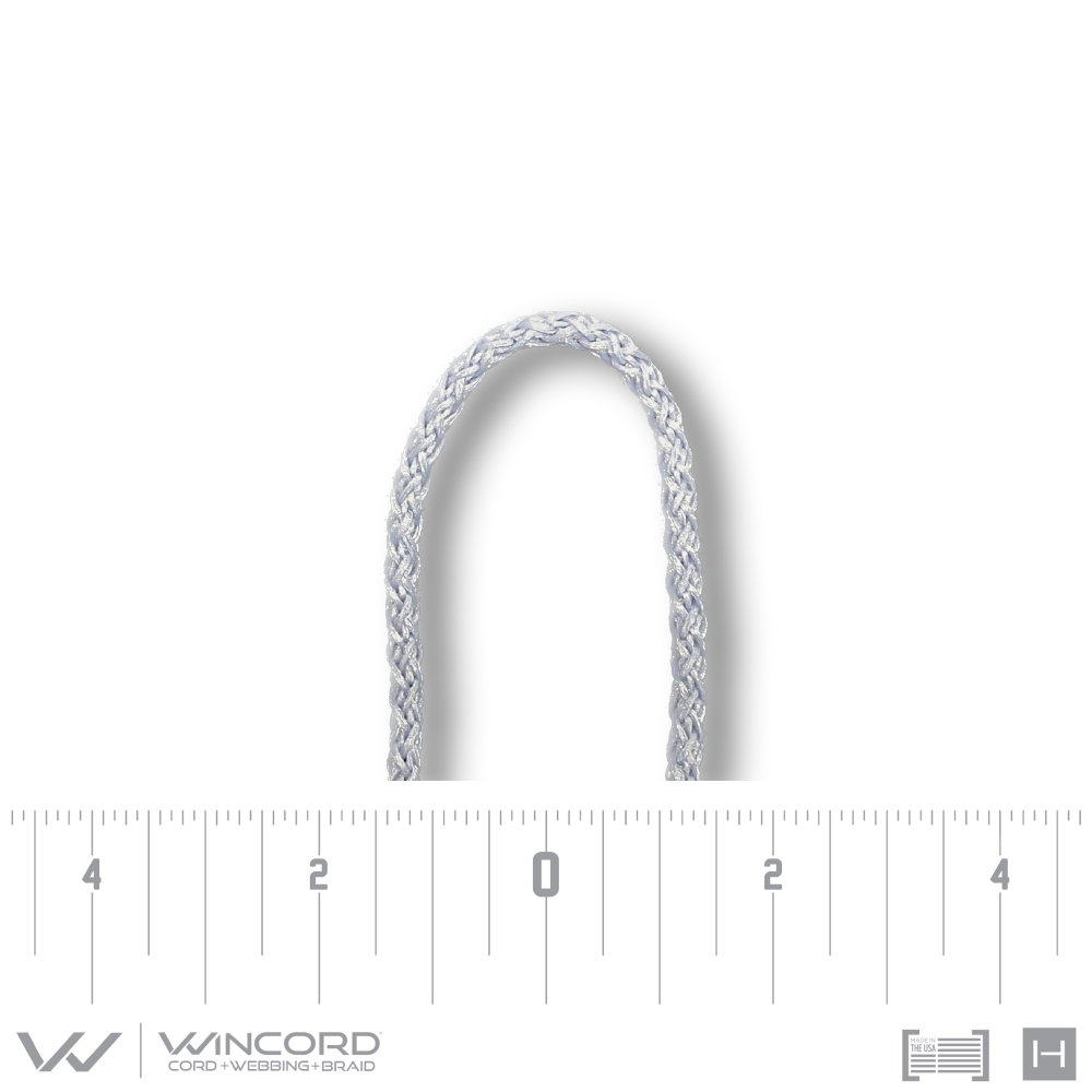 KNITTED POLY CORD | #666 | SILVER