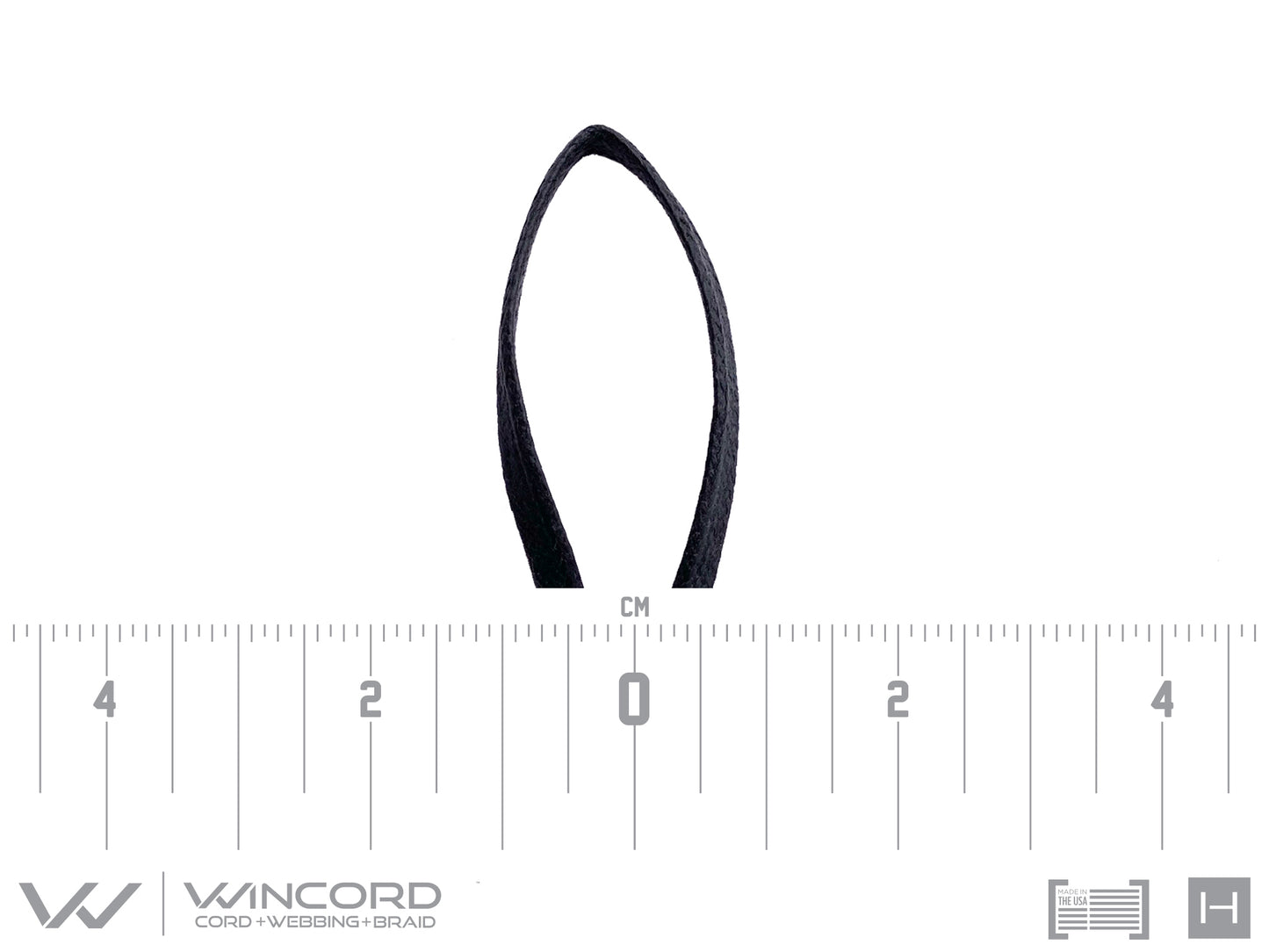 WINCORD® GLAZED FLAT LACES | MEDIUM | 4 MM | 0.2 IN