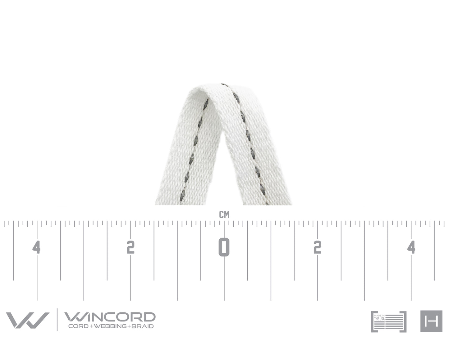 WINCORD® CENTER REFLECTIVE WEBBING / TAPE | MEDIUM | 14 MM | 0.6 IN