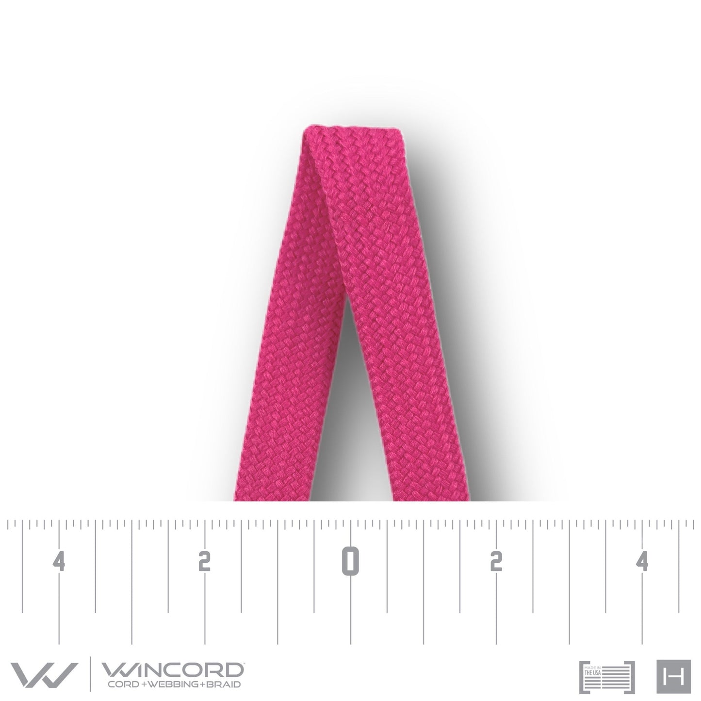 FLAT TUBULAR BRAID | #1077 | PASTEL FUCHSIA