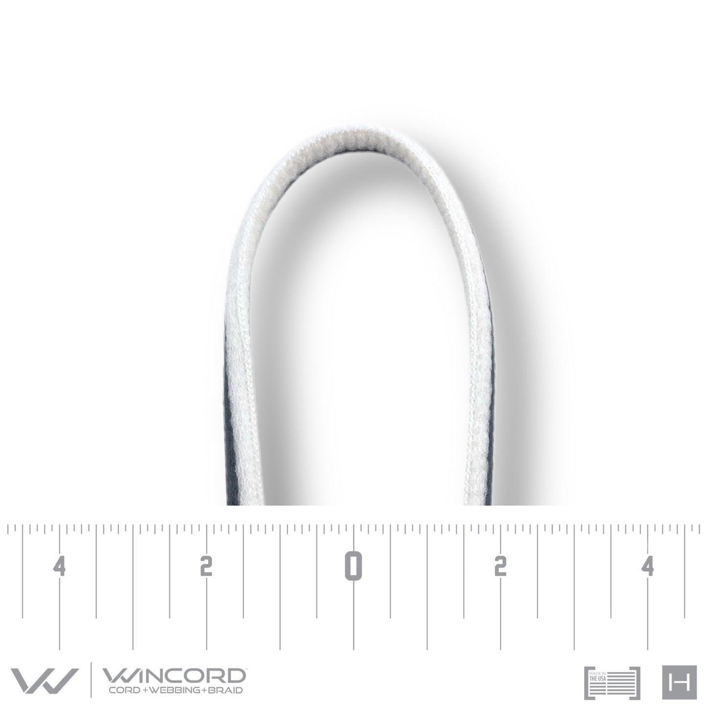 OVAL WOVEN | #1150 | WHITE/SKY GREY STRIPE