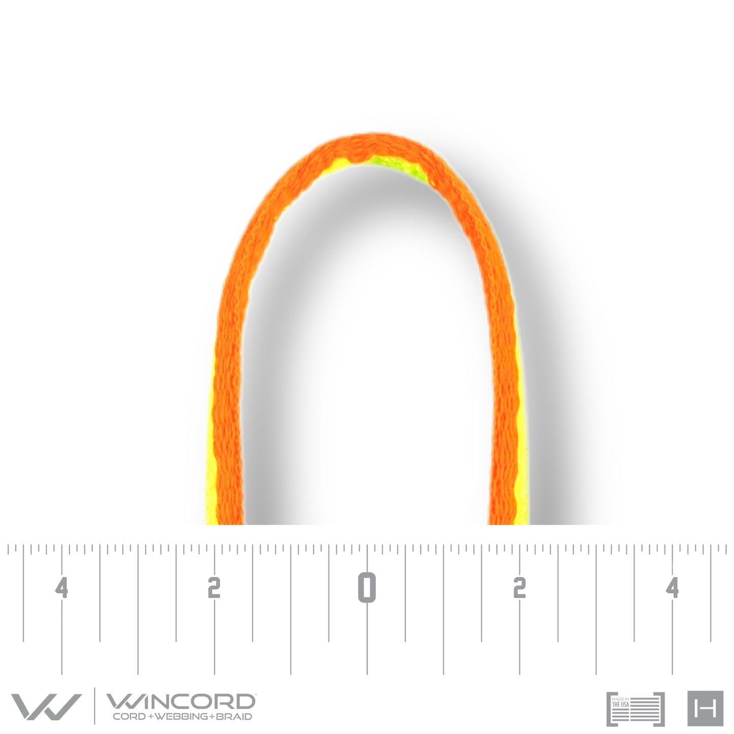 OVAL WOVEN | #1150 | NEON ORANGE/NEON YELLOW STRIPE