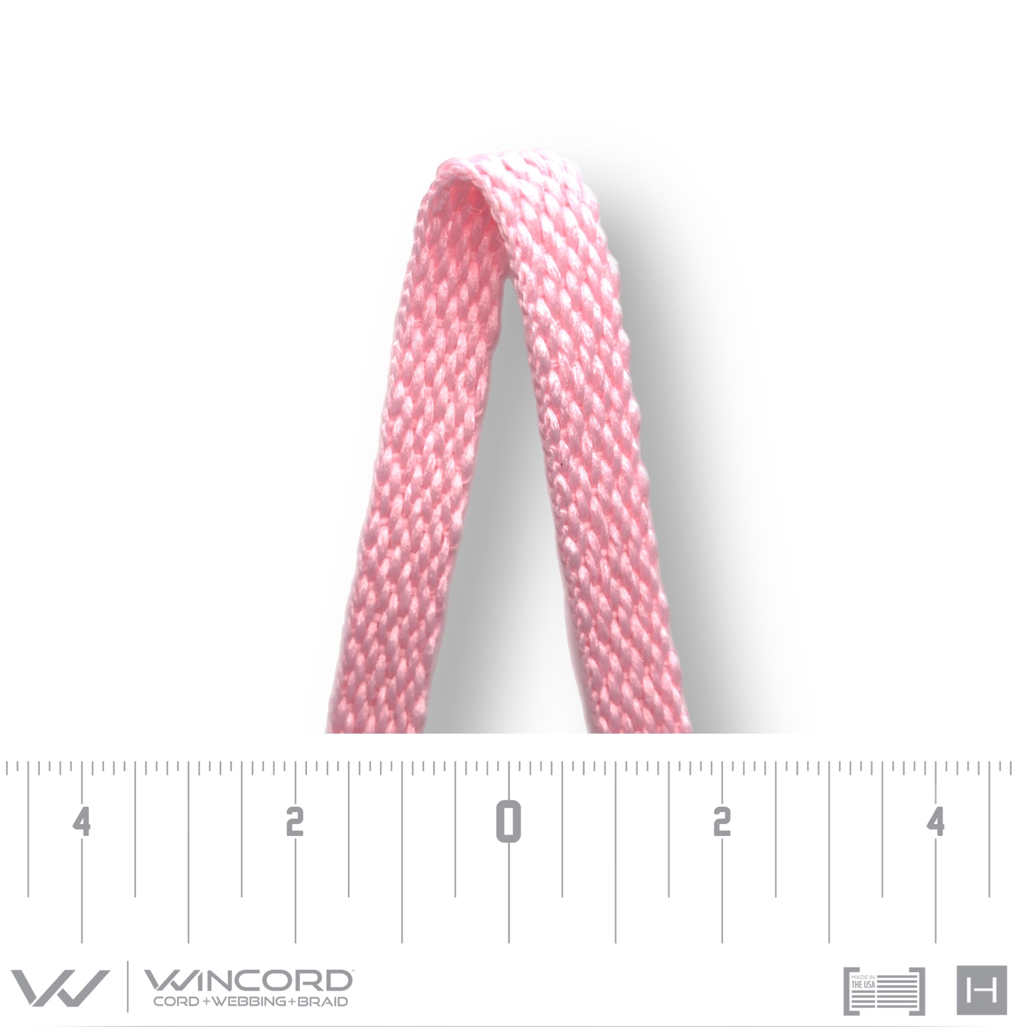 Pink Flat Rope ALL-PRO® FLAT BRAID | #1017 | PRESLEY PINK – Wincord