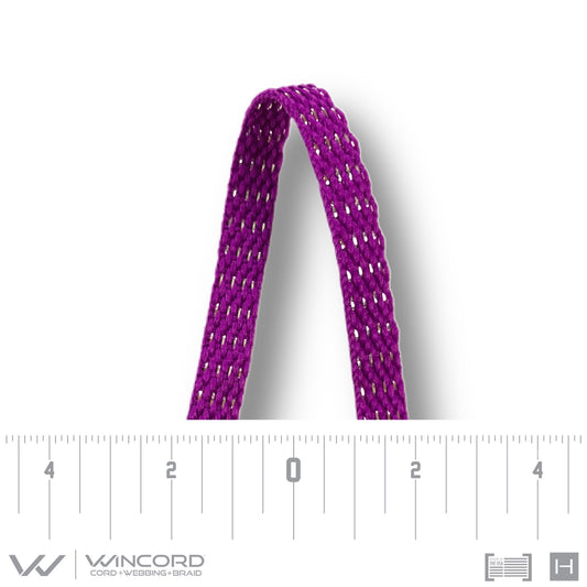 ALL-PRO® METALLIC FLAT BRAID | #1017M | ELECTRIC FUCHSIA