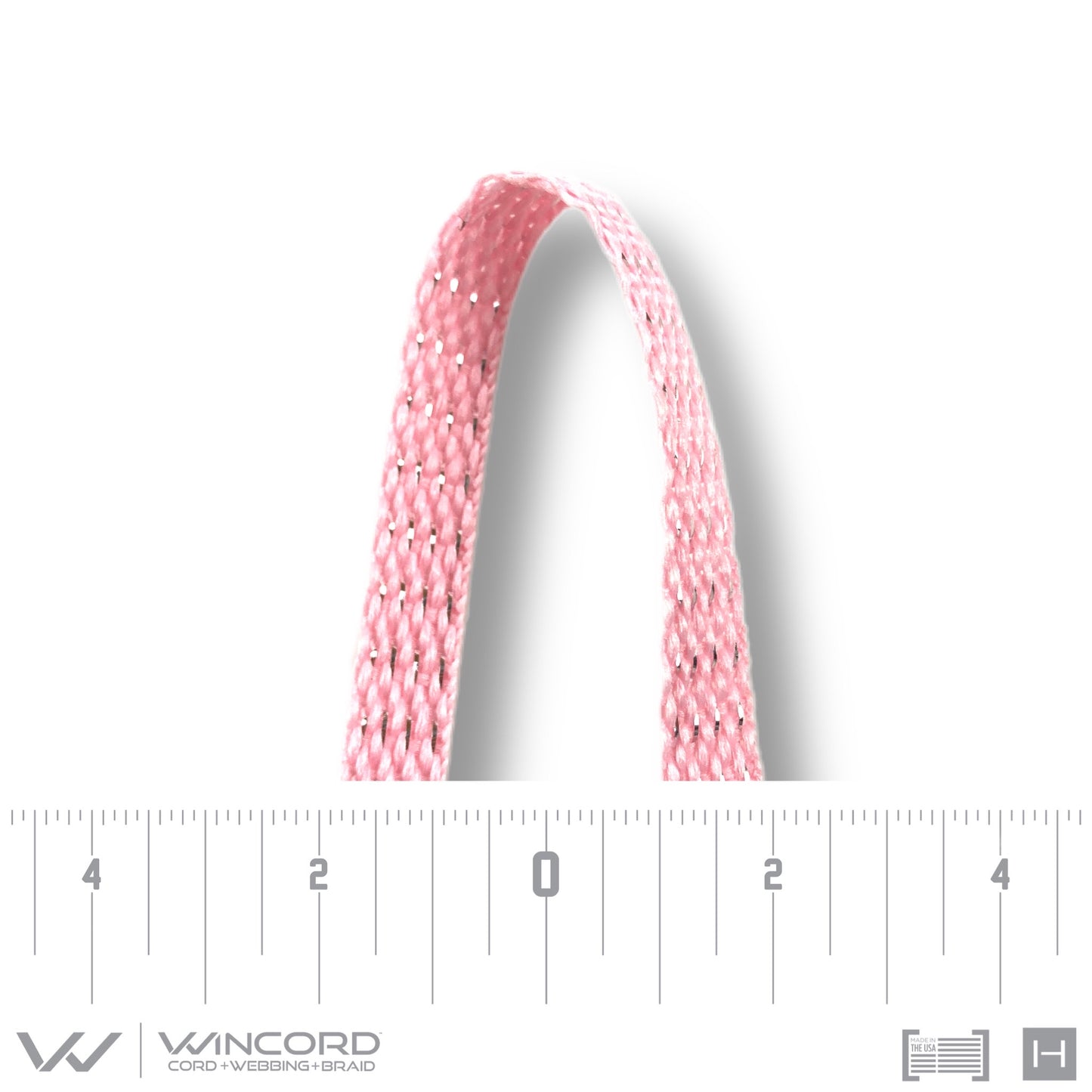 ALL-PRO® METALLIC FLAT BRAID | #1017M | PRESLEY PINK