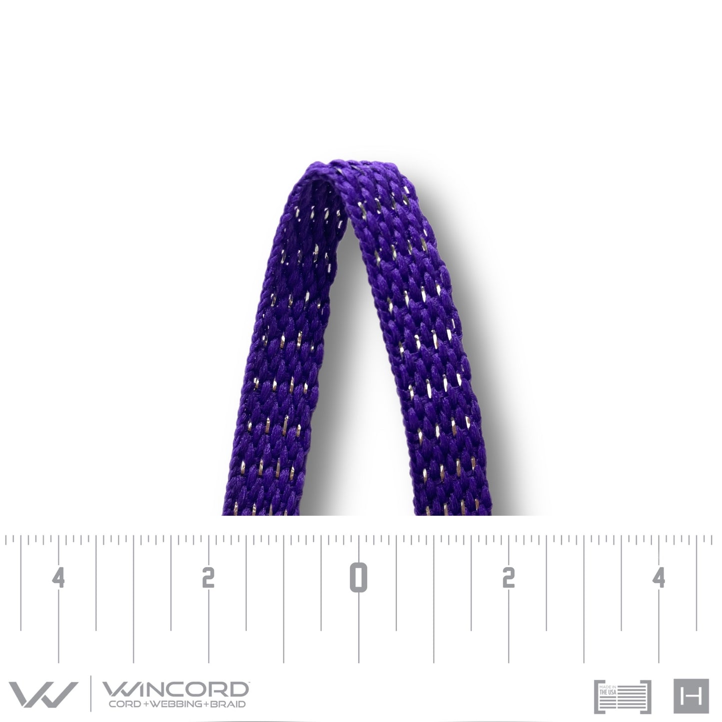 ALL-PRO® METALLIC FLAT BRAID | #1017M | PURPLE