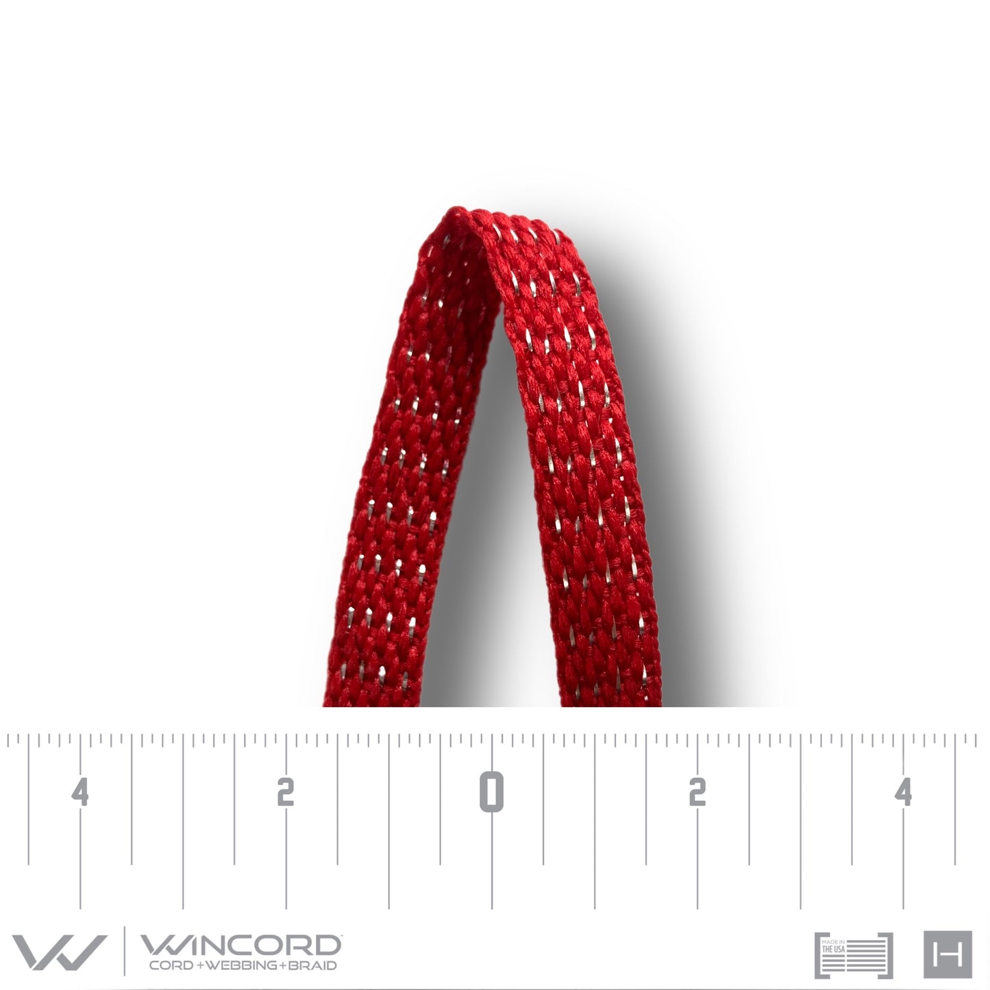 ALL-PRO® REFLECTIVE METALLIC FLAT BRAID | #1017RM | RED