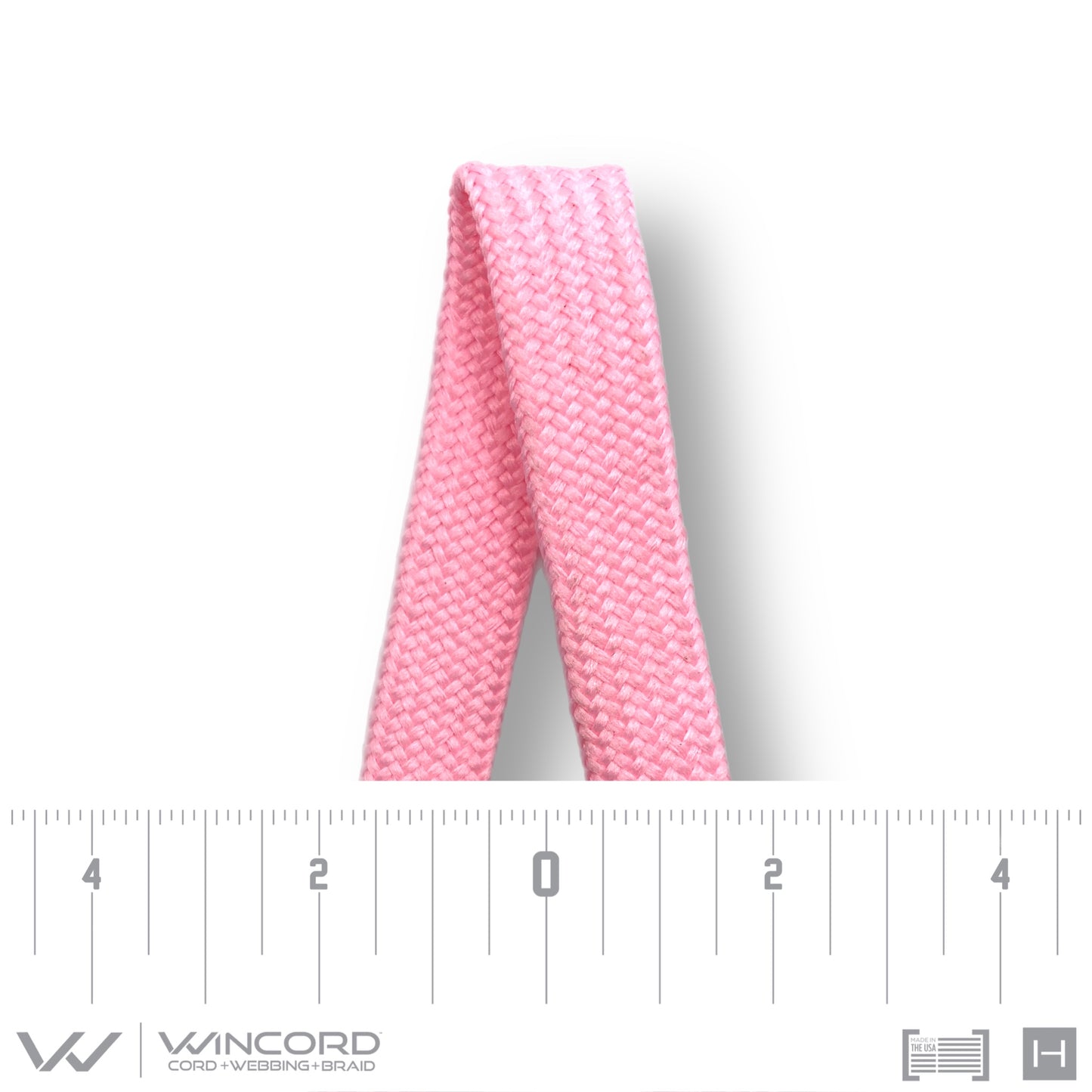 FLAT TUBULAR BRAID | #1077 | PRESLEY PINK