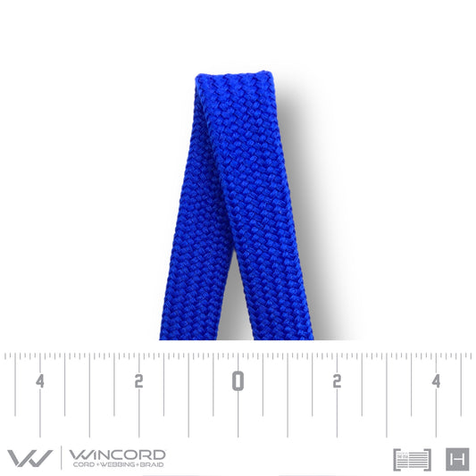 FLAT TUBULAR BRAID | #1077 | ROYAL BLUE