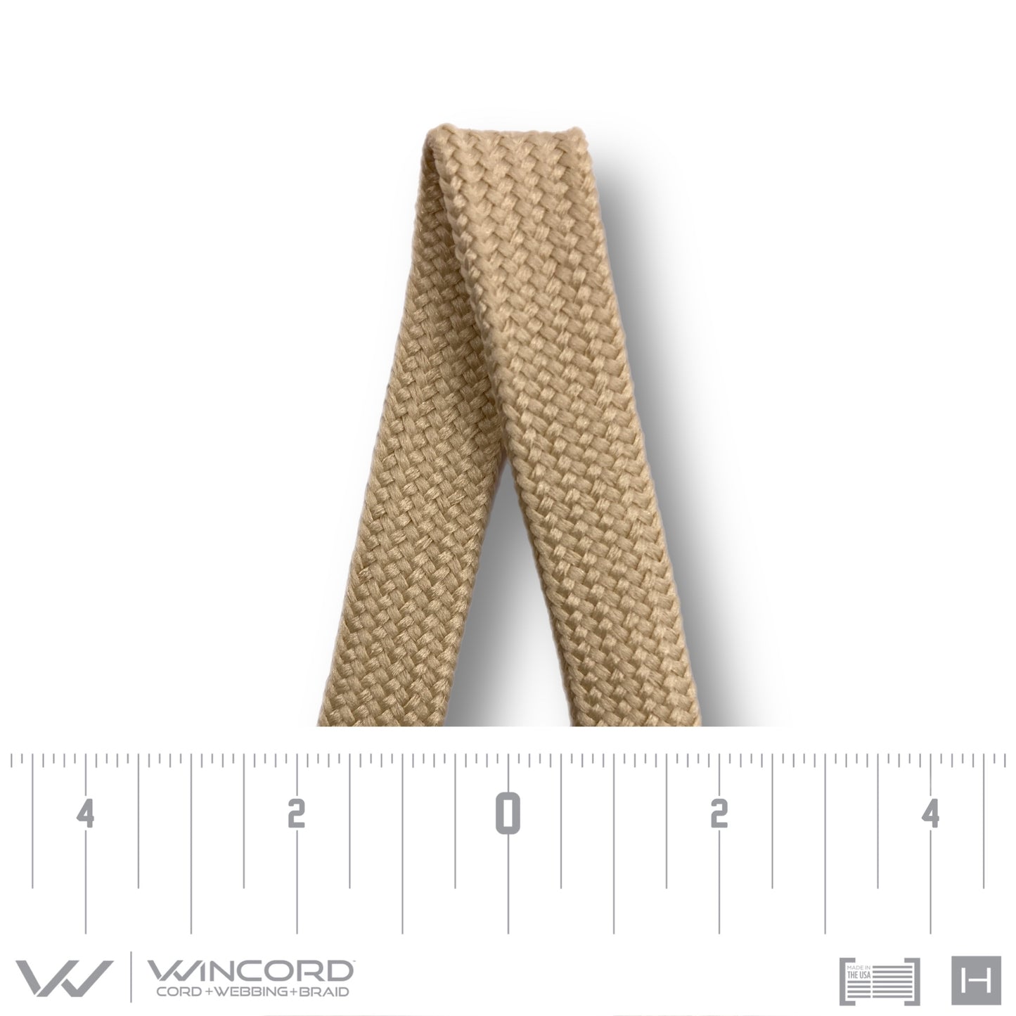 FLAT TUBULAR BRAID | #1077 | VEGAS GOLD