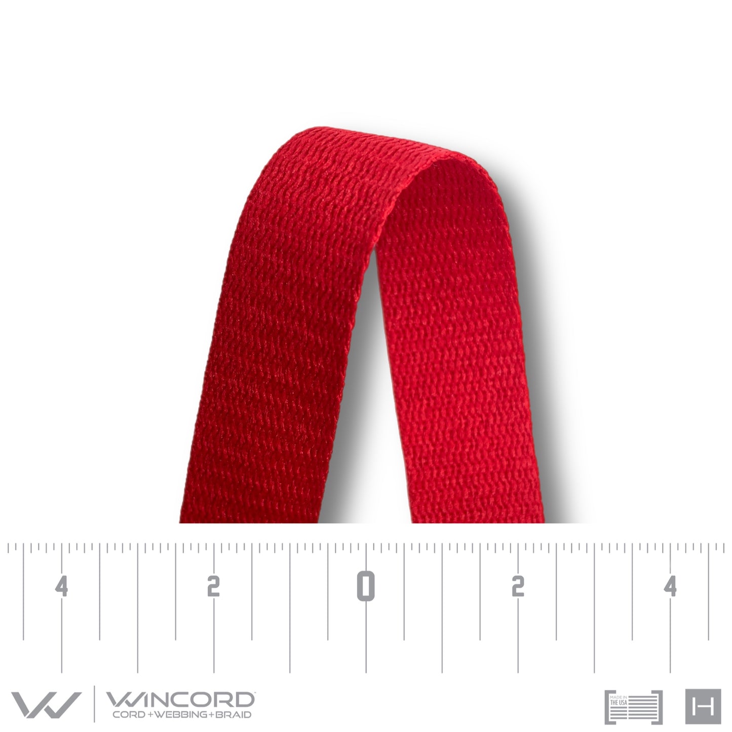 FLAT WOVEN PRESTIGE BRAID | #1126 | RED