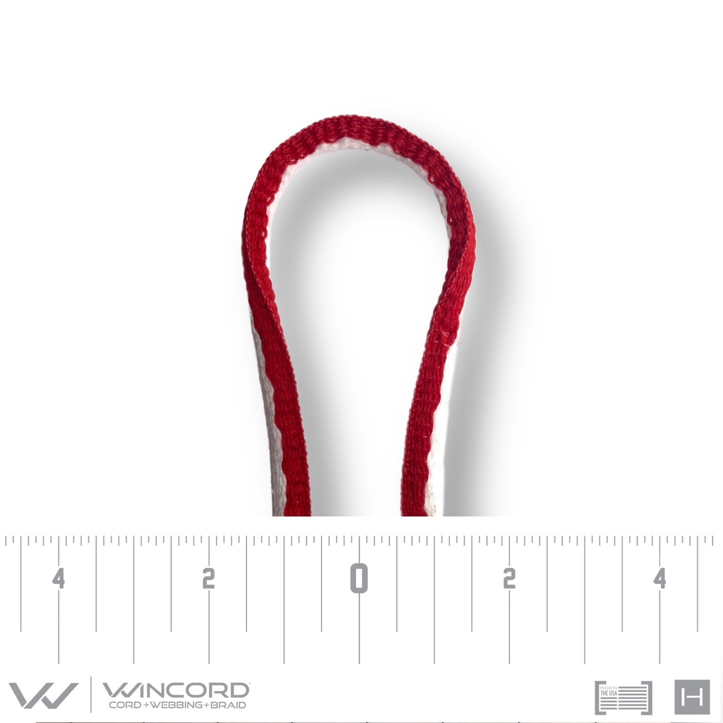 OVAL WOVEN | #1150 | RED/WHITE STRIPE