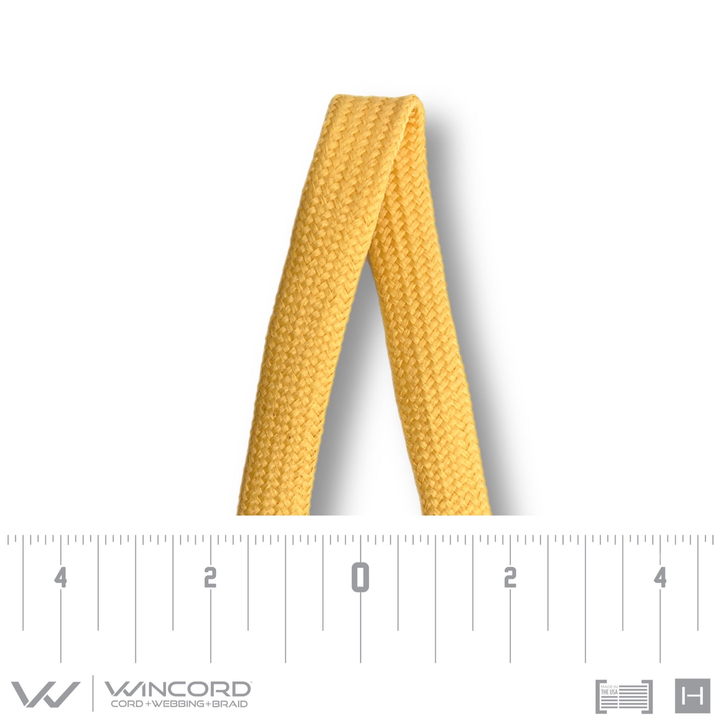 FLAT TUBULAR BRAID | #5653 | MAIZE
