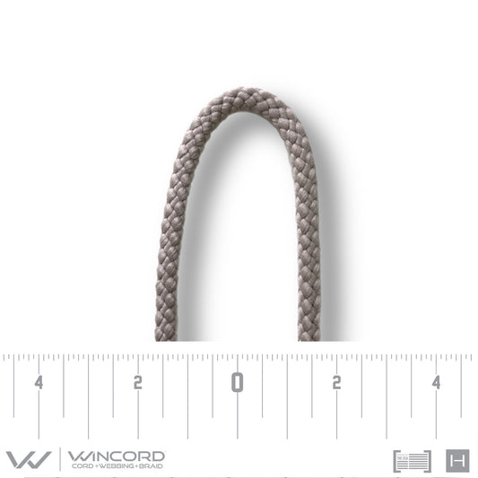 BASKETWEAVE ROUND BRAID | #596 | MEDIUM MOCHA