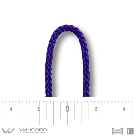 BASKETWEAVE ROUND BRAID | #596 | PURPLE