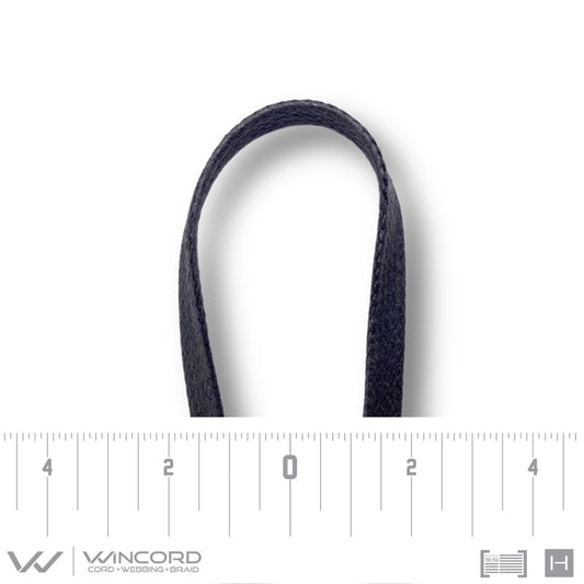 GLAZED LARGE FLAT BRAID | #7004 | BLACK