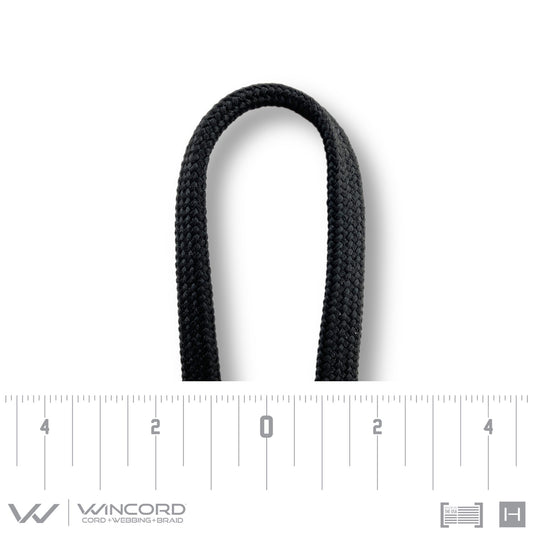 FLAT TUBULAR BRAID | #832 | BLACK