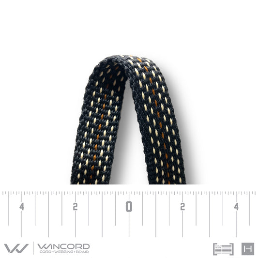 FLAT WEAVE | #US001 | BLACK/CHESTNUT/LIGHT BEIGE