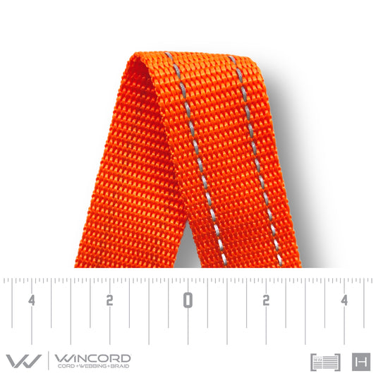 FLAT REFLECTIVE WOVEN | #2705RP | SAFETY ORANGE