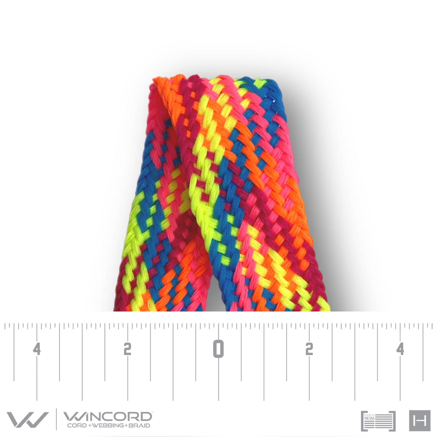 FAT FLAT BRAID | #10073 | ARGYLE ORANGE