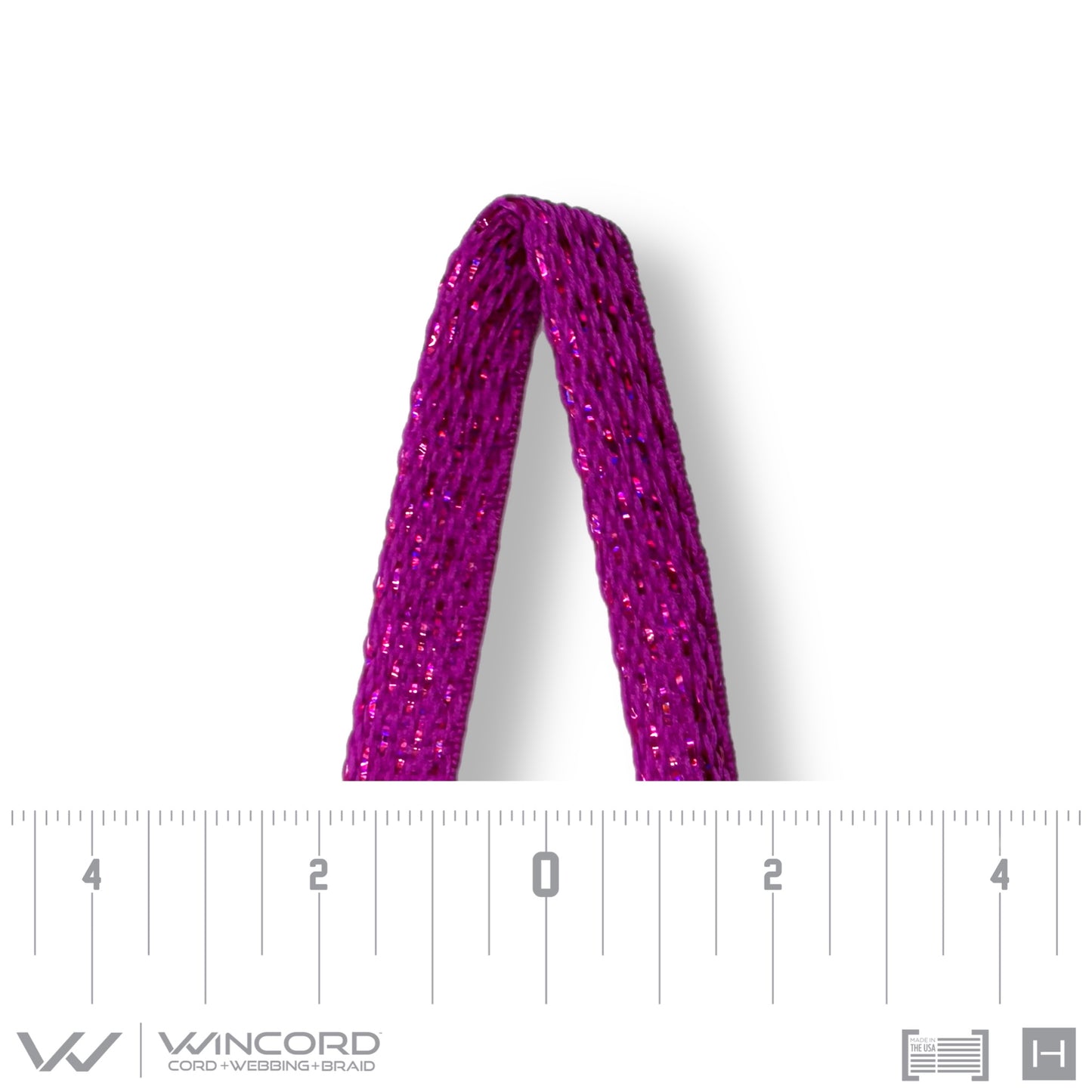 SPARKLE FLAT TUBULAR  | #885 | ELECTRIC FUCHSIA