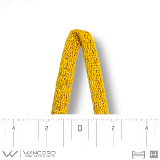 SPARKLE FLAT TUBULAR  | #885 | GOLD