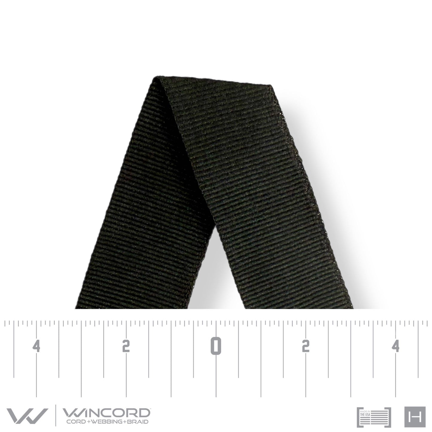 FLAT WOVEN | BLACK 25MM