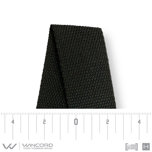 FLAT WOVEN | BLACK 30MM