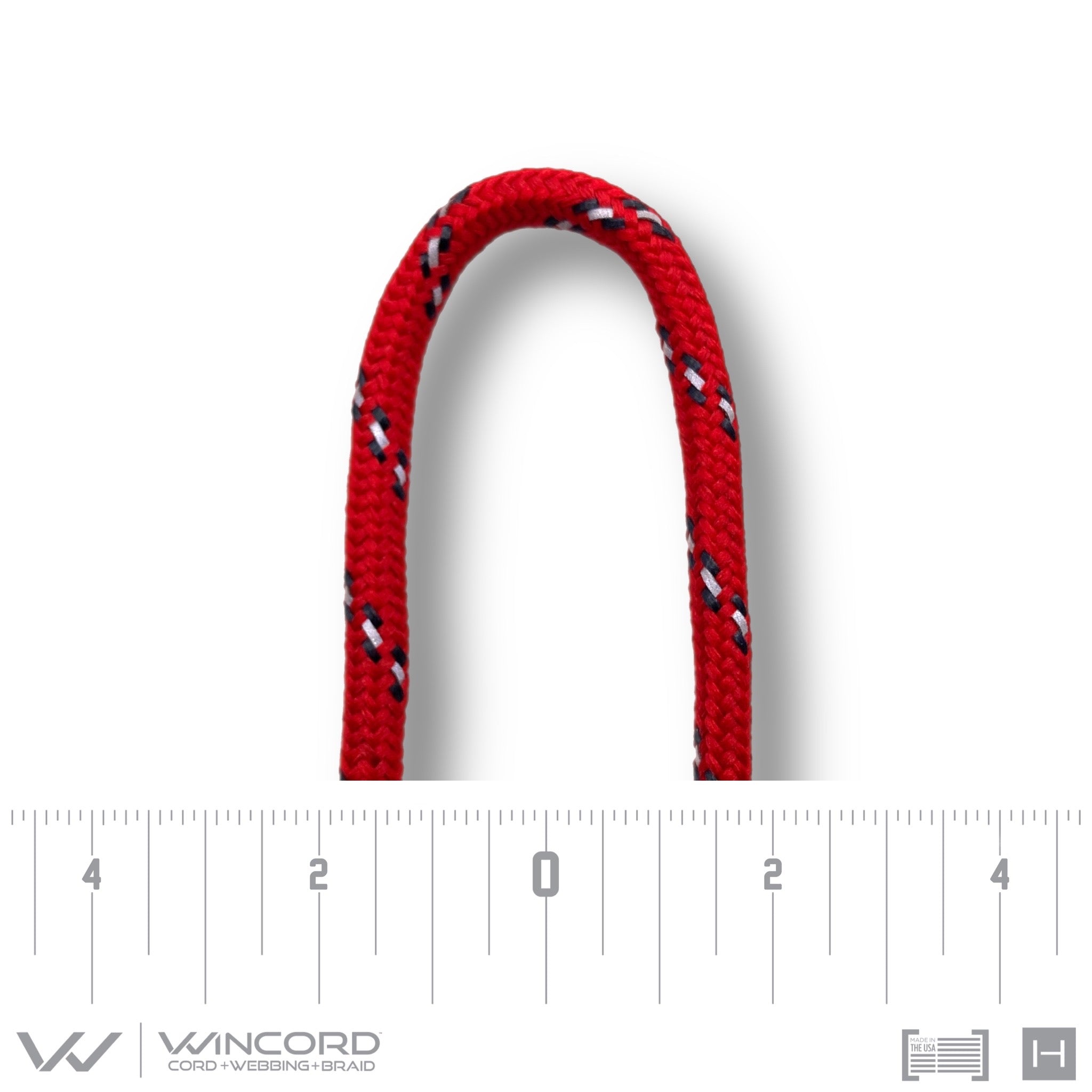 TACTICAL REFLECTIVE CORD | #K24R | RED/BLACK – Wincord