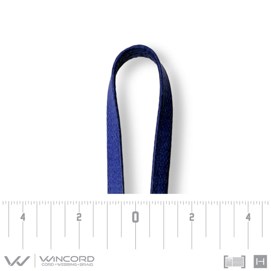 GLAZED LARGE FLAT BRAID | #7004 |COLBALT BLUE
