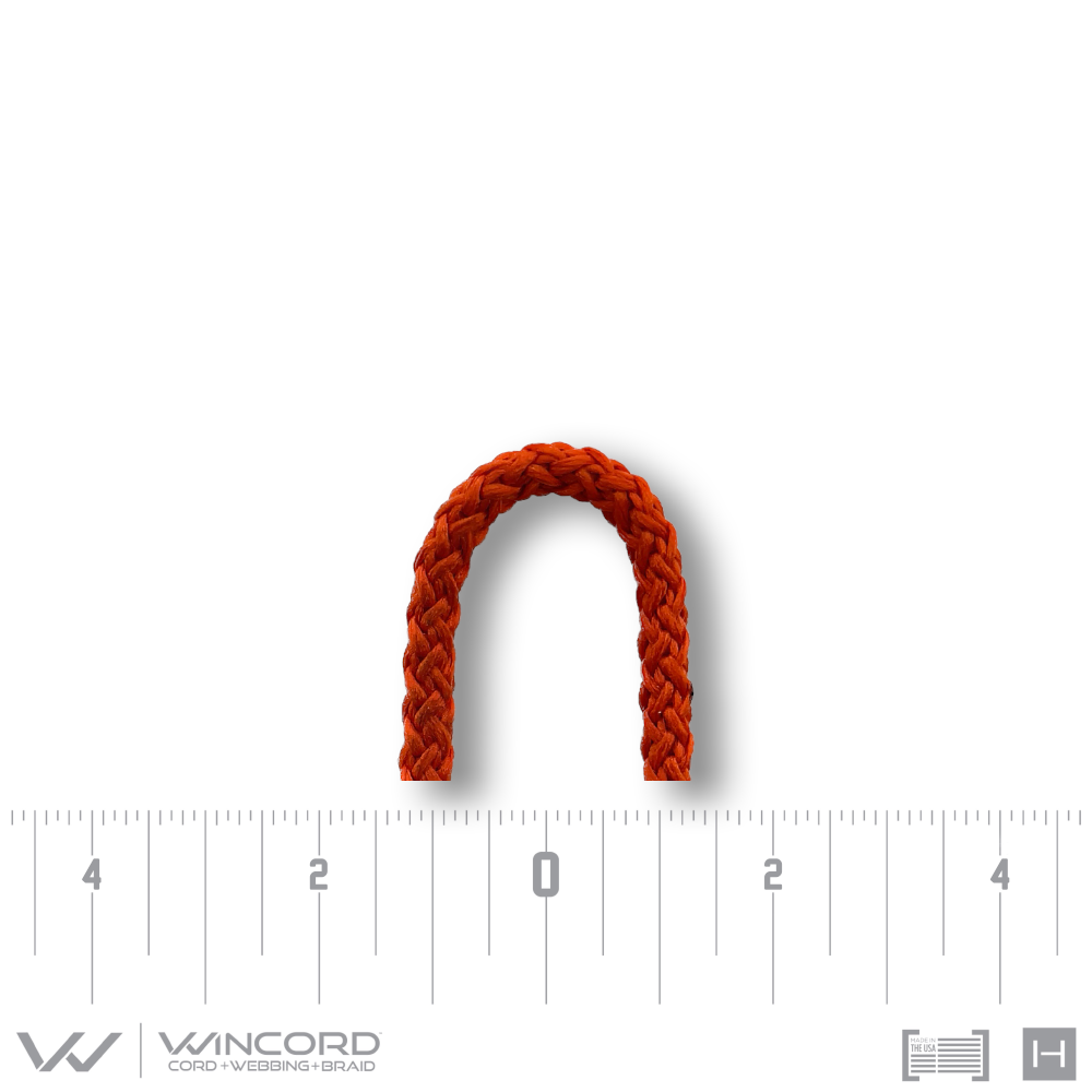 KNITTED POLY CORD | #1688L | BURNT ORANGE