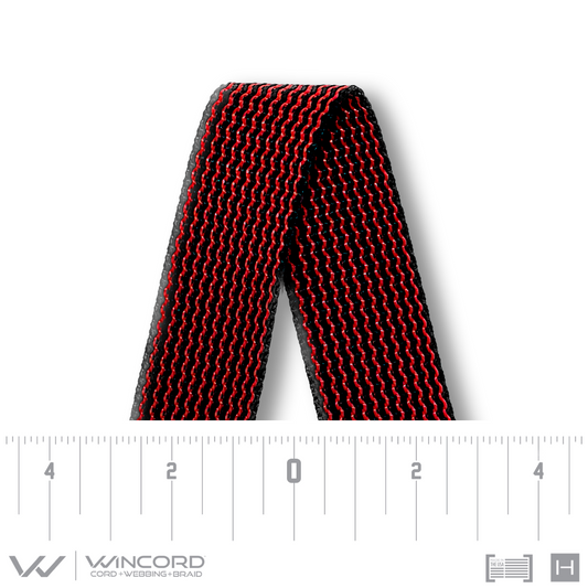 FLAT WOVEN | #3101 | BLACK/RED